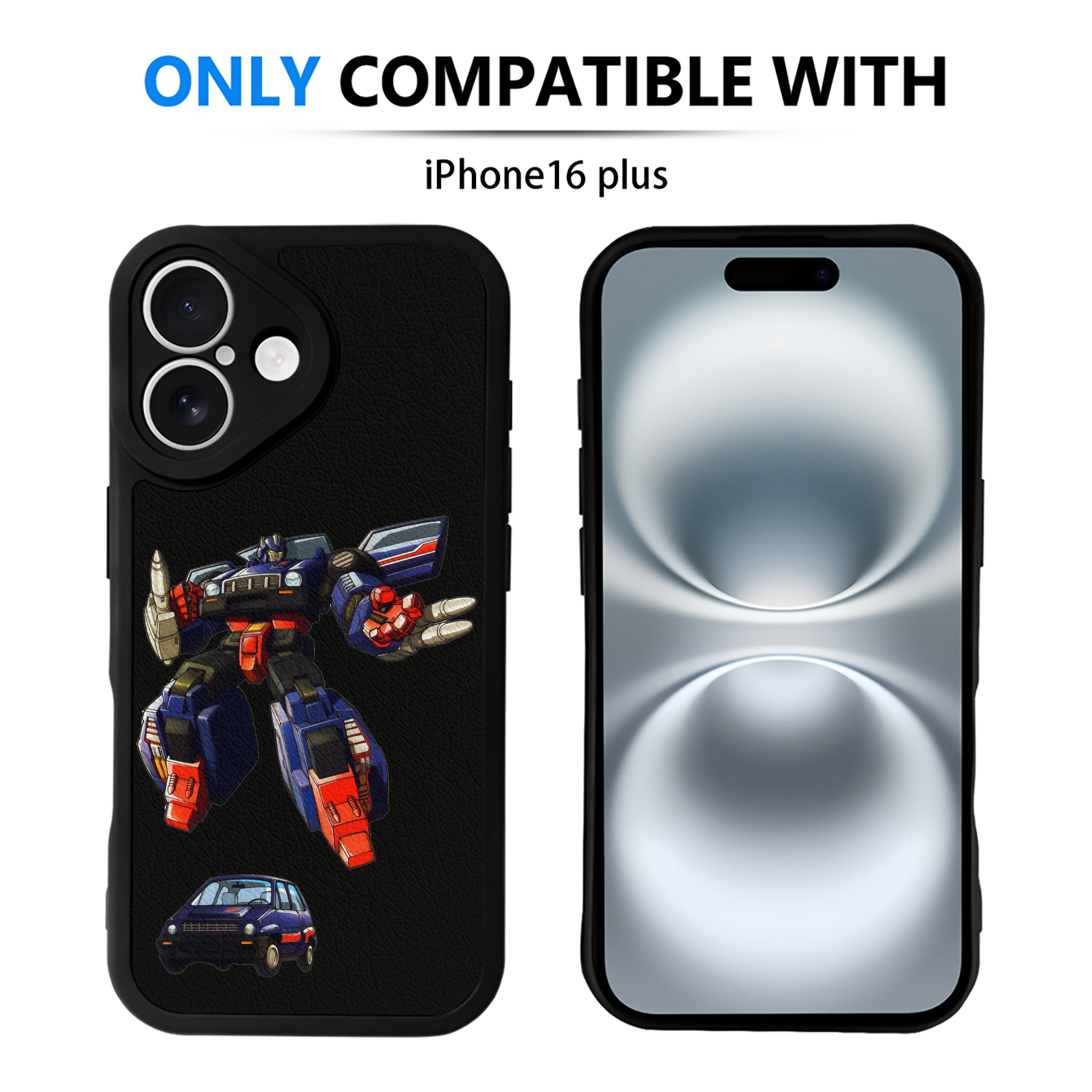 （画像用）  【iPhone 16シリーズ対応】シリコンスマホケース（レザー調） 材質：シリコン